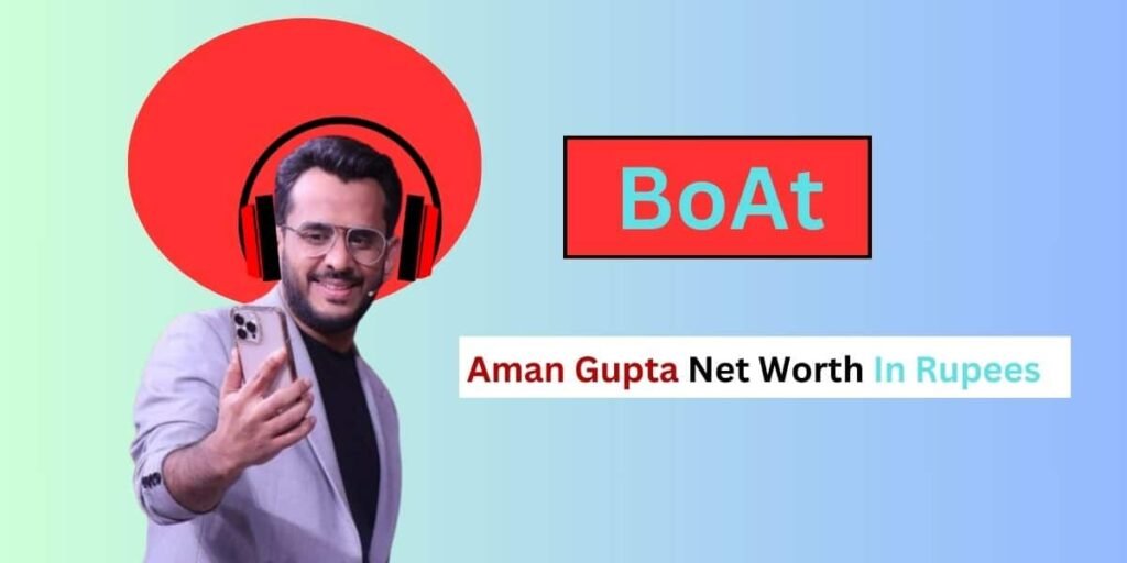 Aman Gupta Net Worth In Rupees