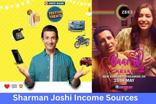 Income Sources Of Sharman Joshi Net Worth